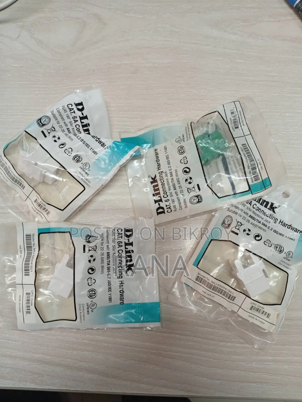 D-Link Cat-6 White Keystone Jack Modular