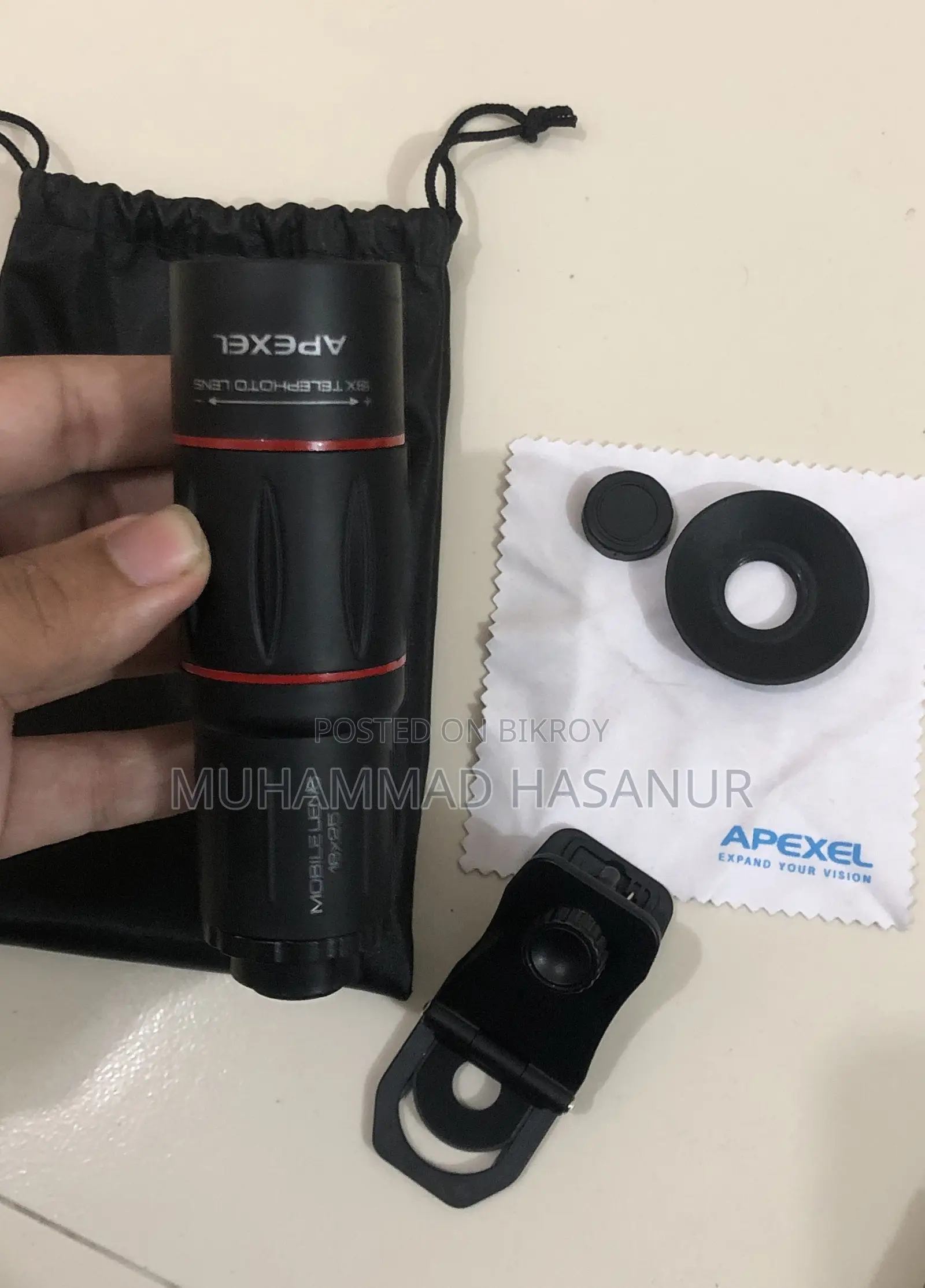 Apexel 18x Telephoto Mobile Camera Zoom Lens With Clip for Mobile
