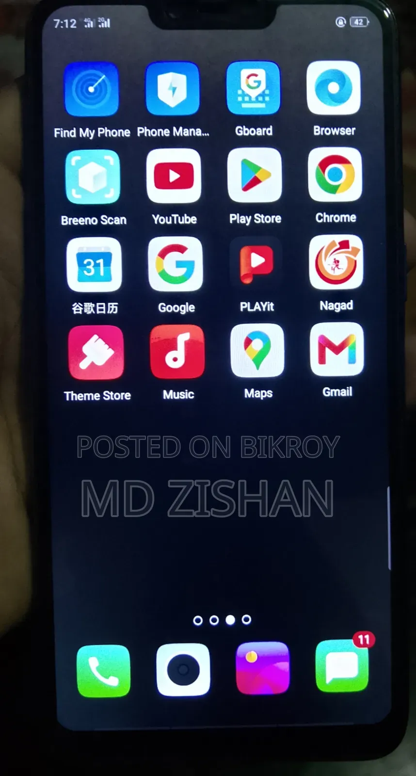 Oppo A3s 256 GB Blue