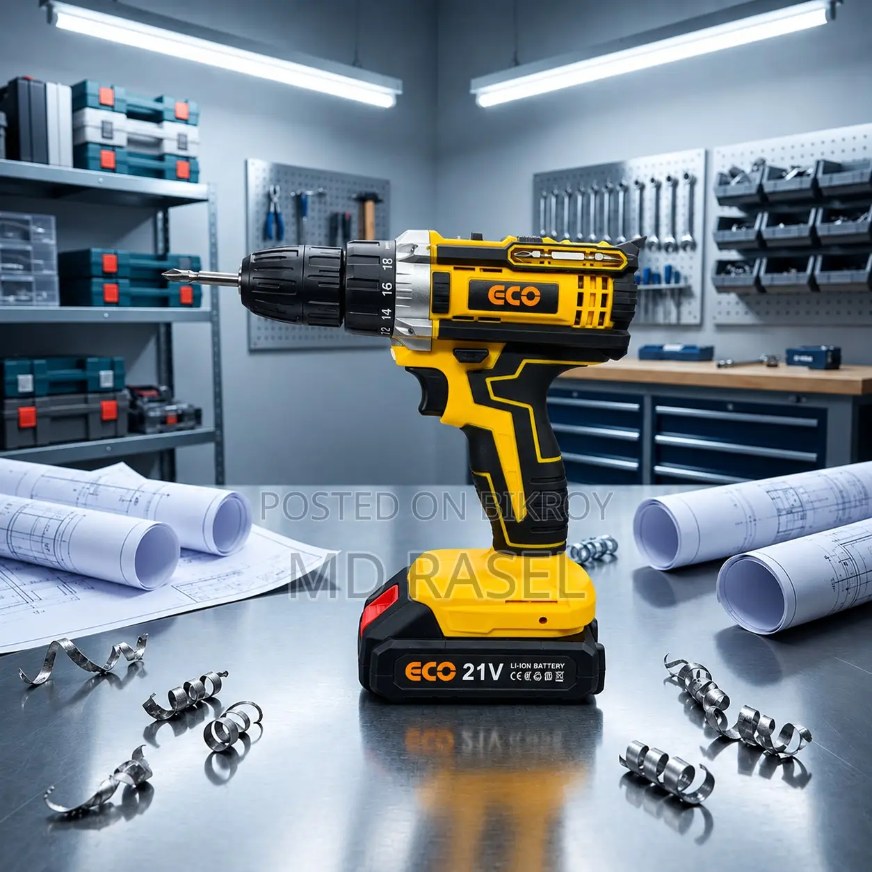 21V Drill Machine | Cordless Electric Drill | ECO | Brand New