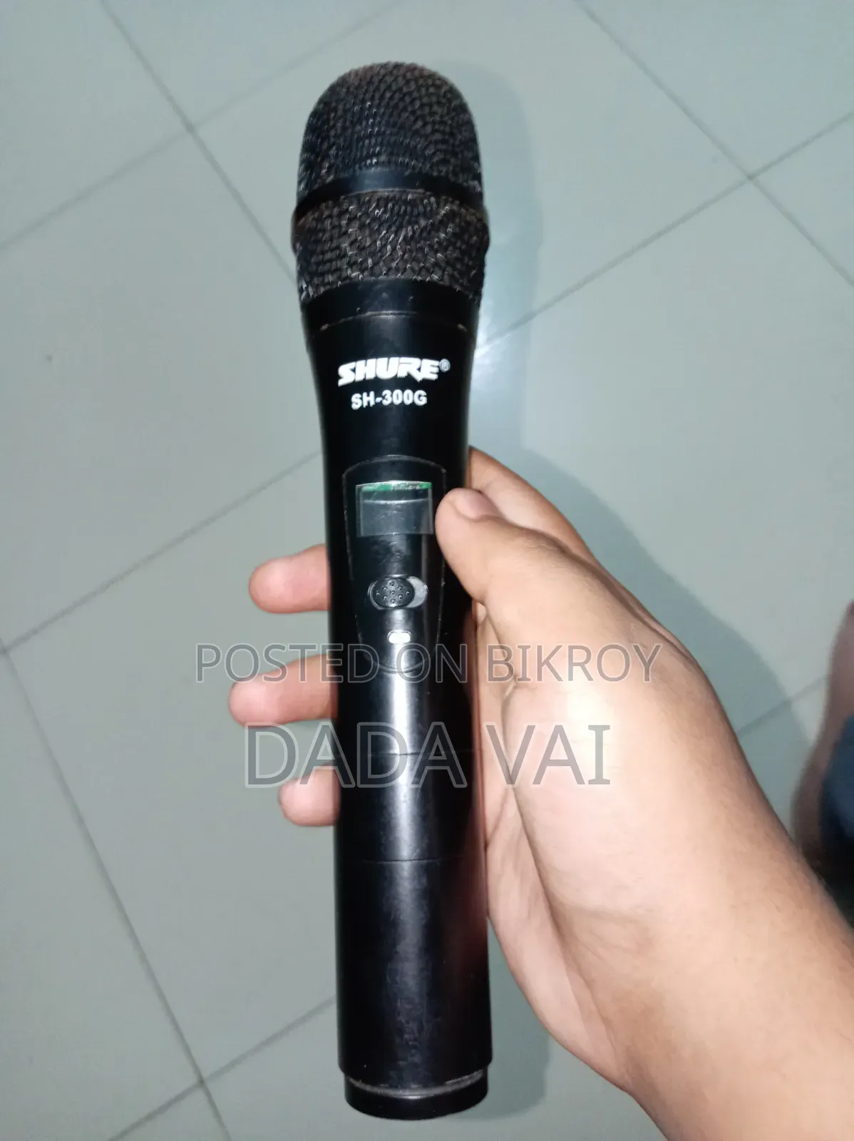 Shure SH-300G সিঙ্গেল ওয়্যারলেস মাইক্রোফোন বিক্রয়ের জন্য