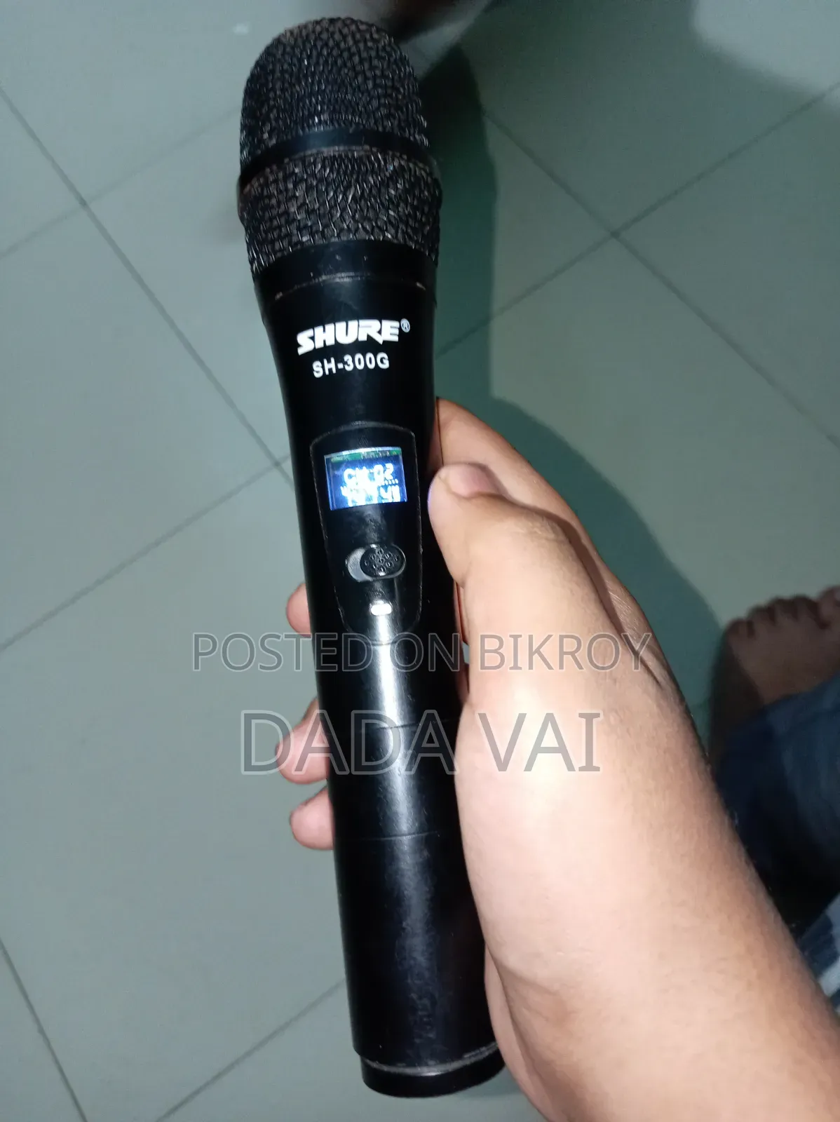 Shure SH-300G সিঙ্গেল ওয়্যারলেস মাইক্রোফোন বিক্রয়ের জন্য