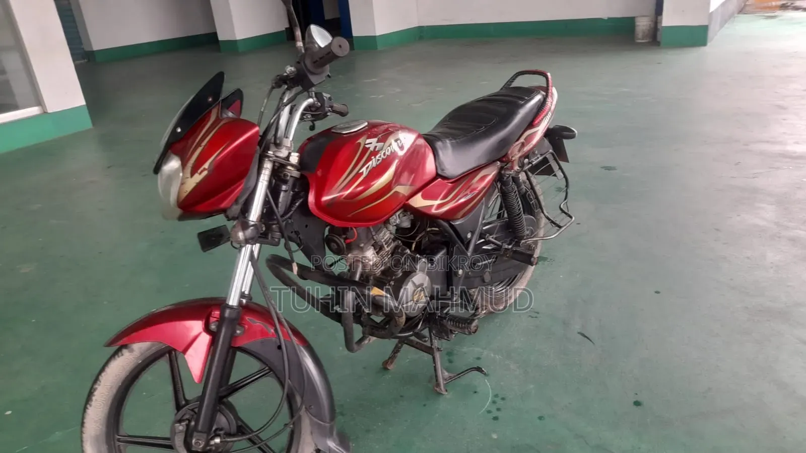 Bajaj Discover 100 2016 Red
