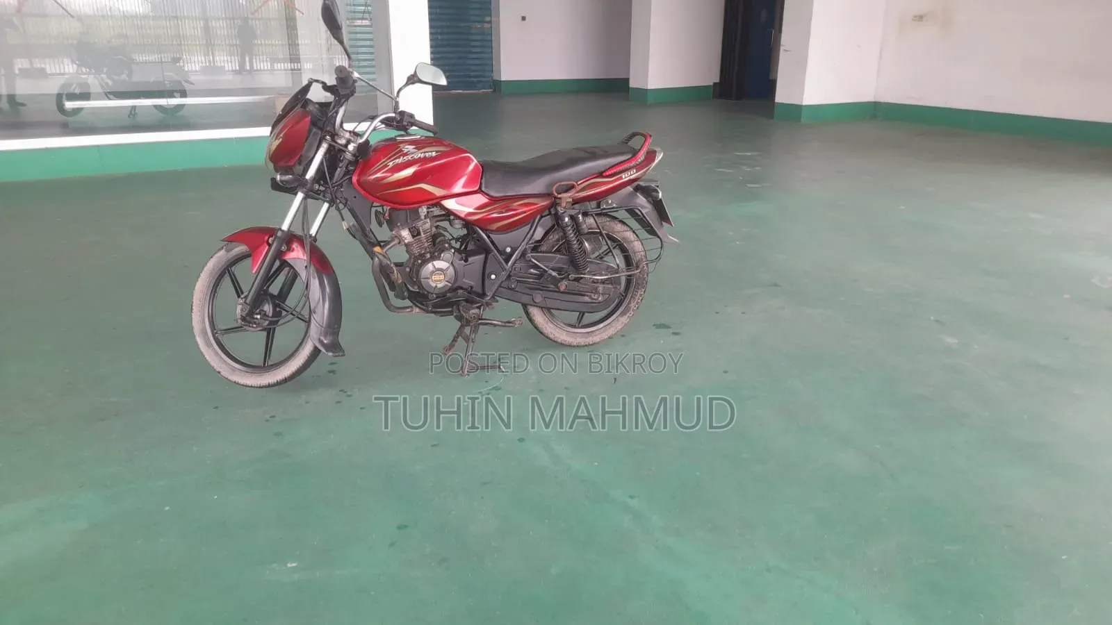 Bajaj Discover 100 2016 Red