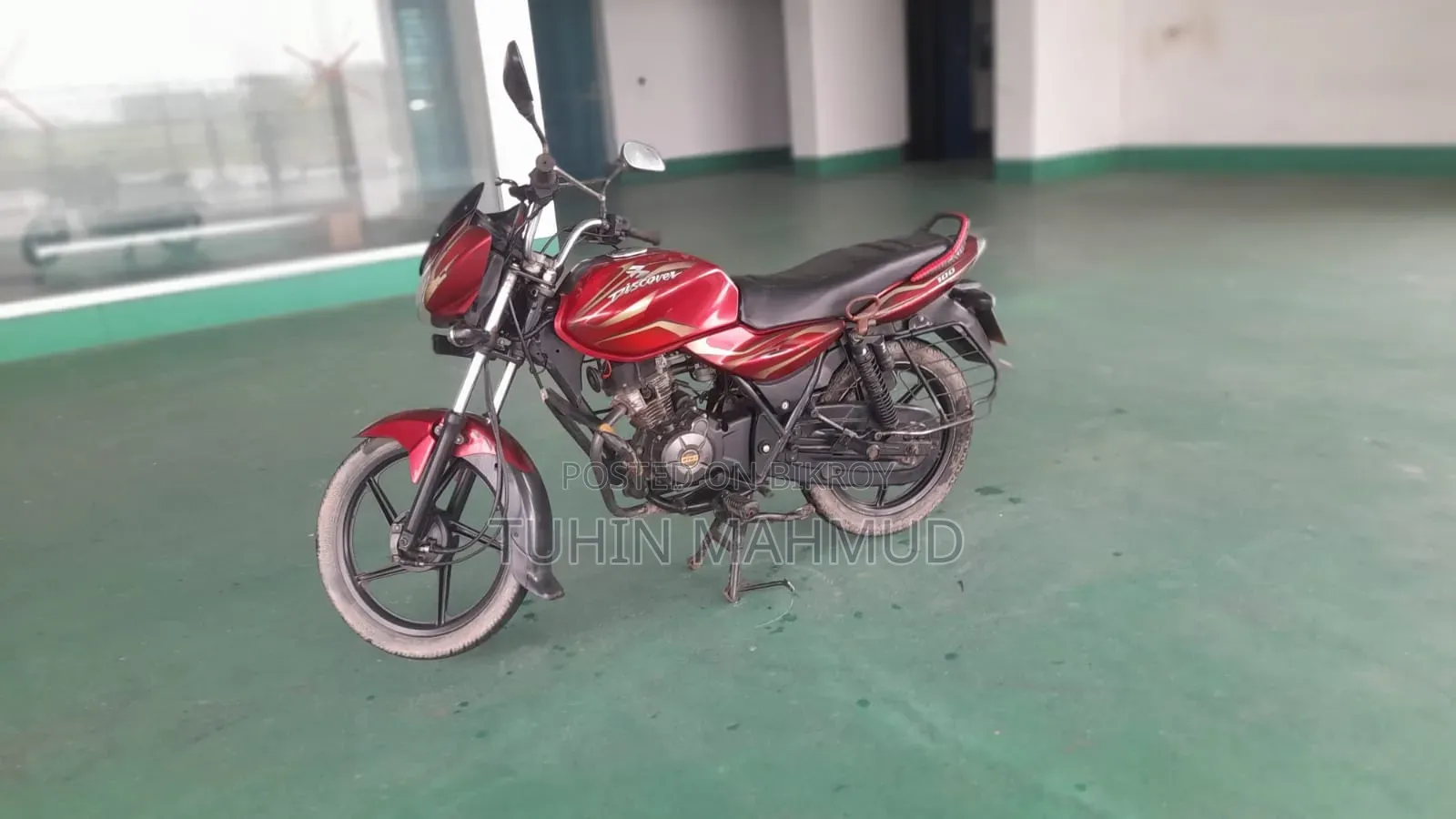 Bajaj Discover 100 2016 Red