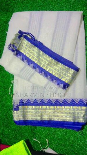 হাফ সিল্ক এবং পিওর কটন শাড়ী 