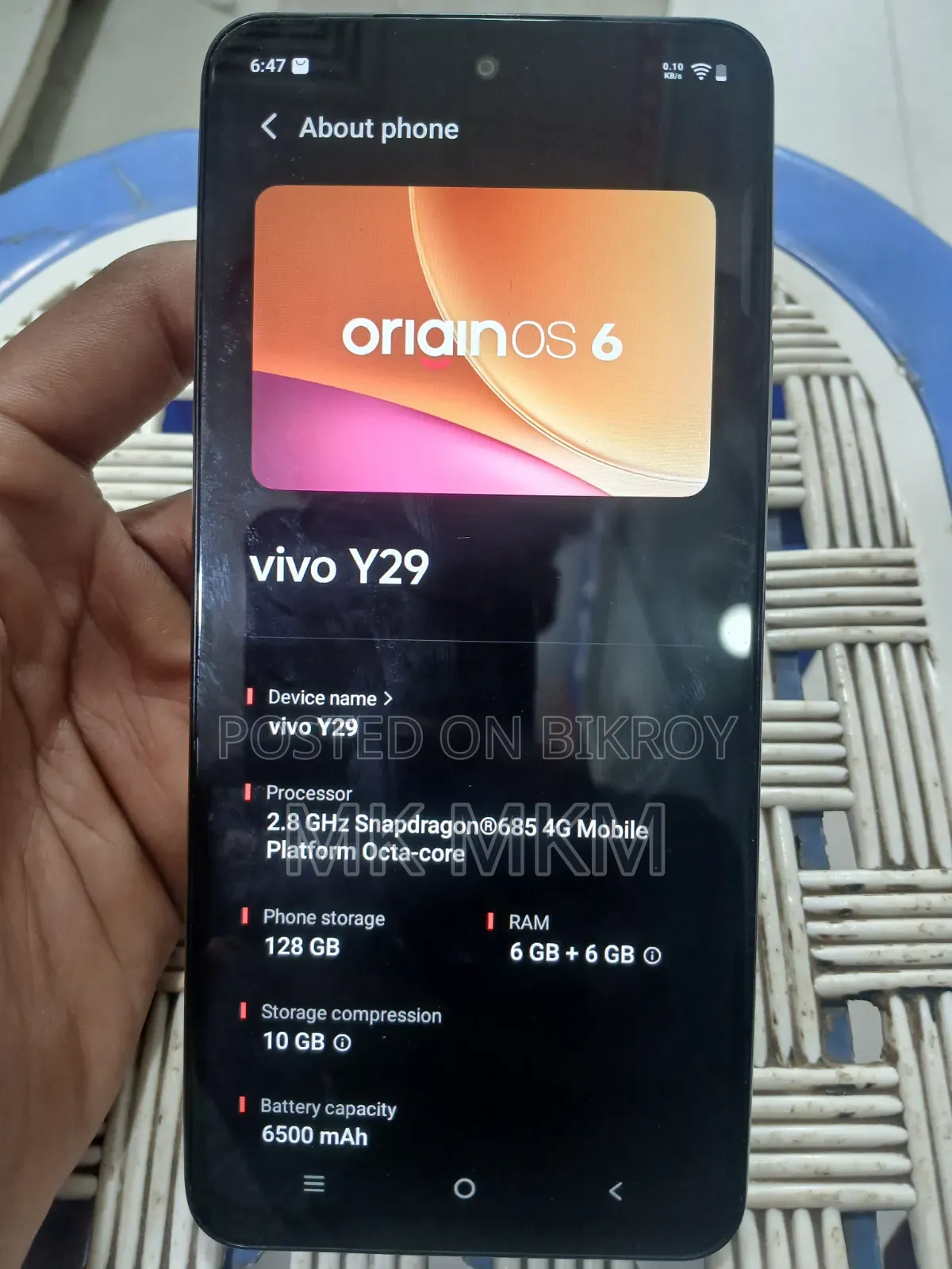 Vivo Y29 128 GB Graphite