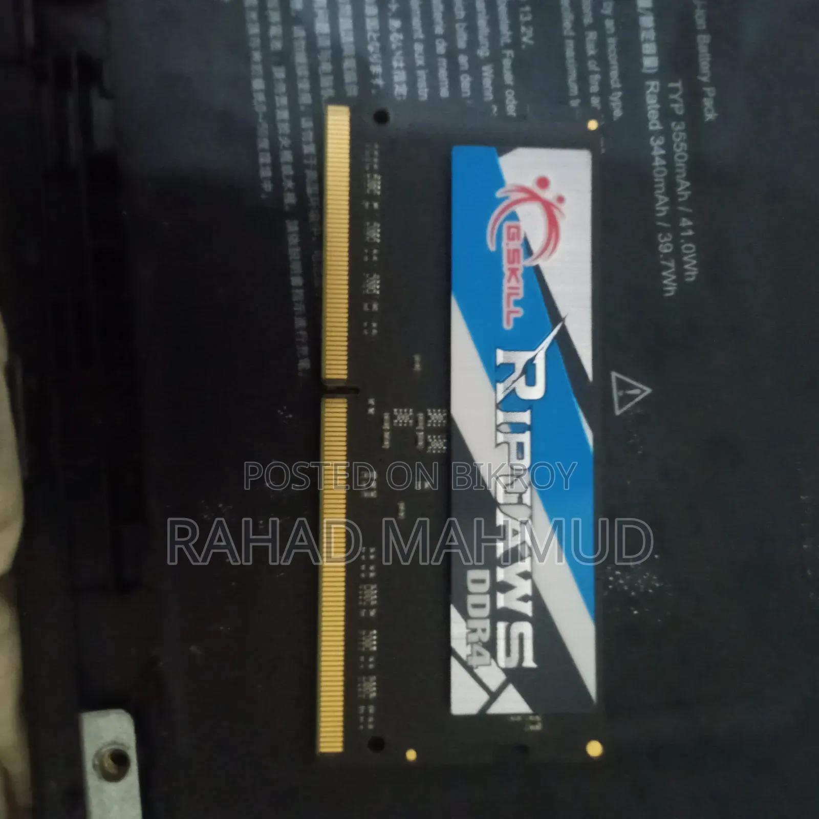 জি.স্কিল রিপজস ৮জিবি ২৬৬৬মেগাহার্জ ল্যাপটপ র‍্যাম