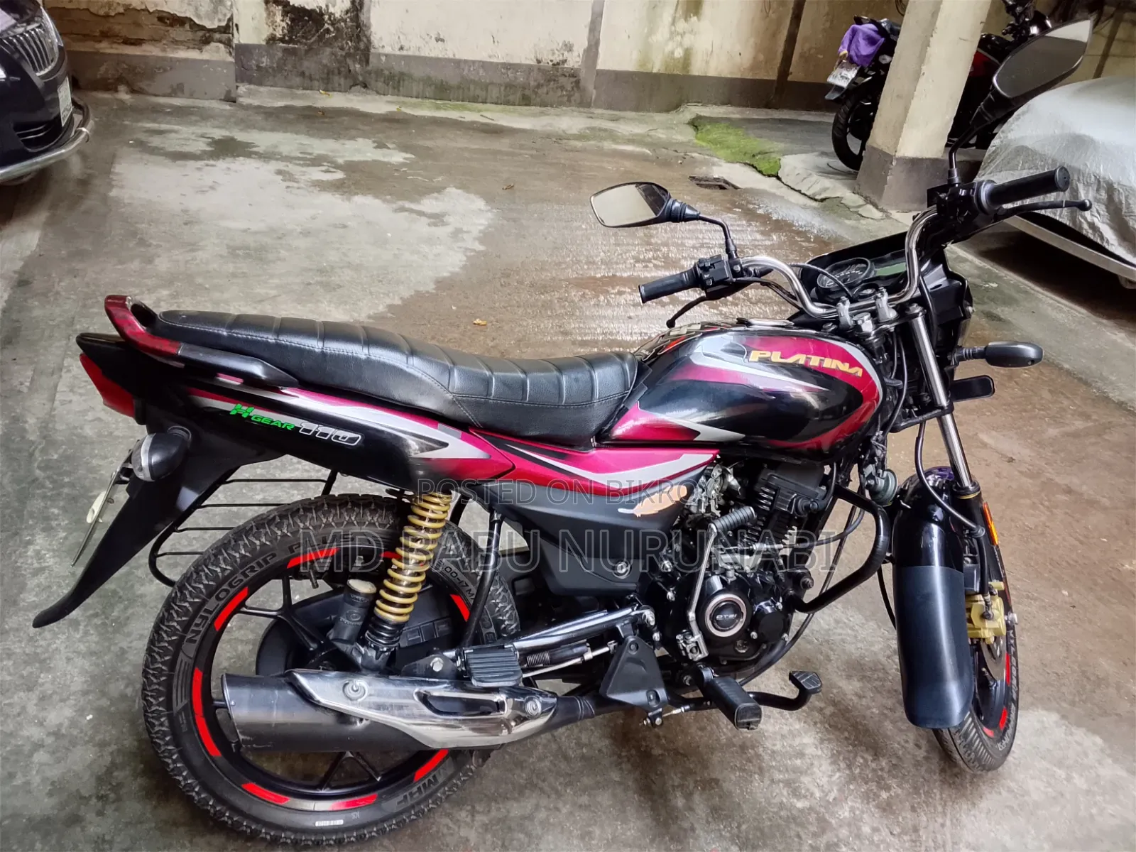 Bajaj Platina 110 ES 2022 Black