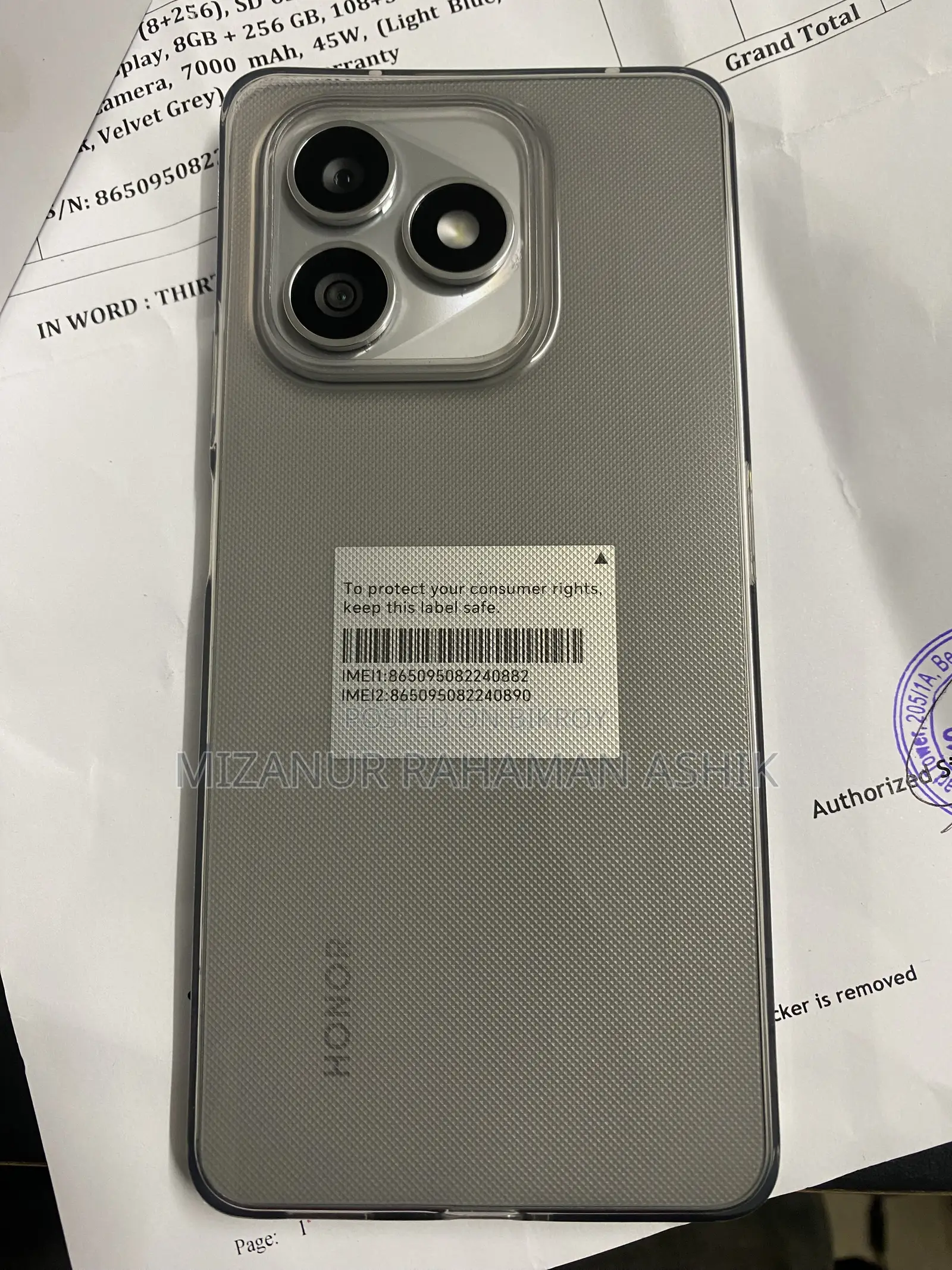 Honor X8b 256 GB Gray
