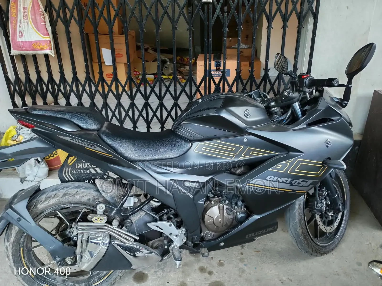 Suzuki Gixxer SF 250 2025 Black