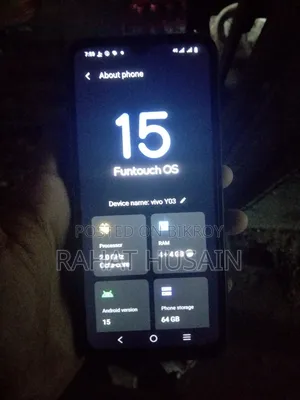 ভিভো ওয়াই০৩ ৬৪ জিবি হোয়াইট