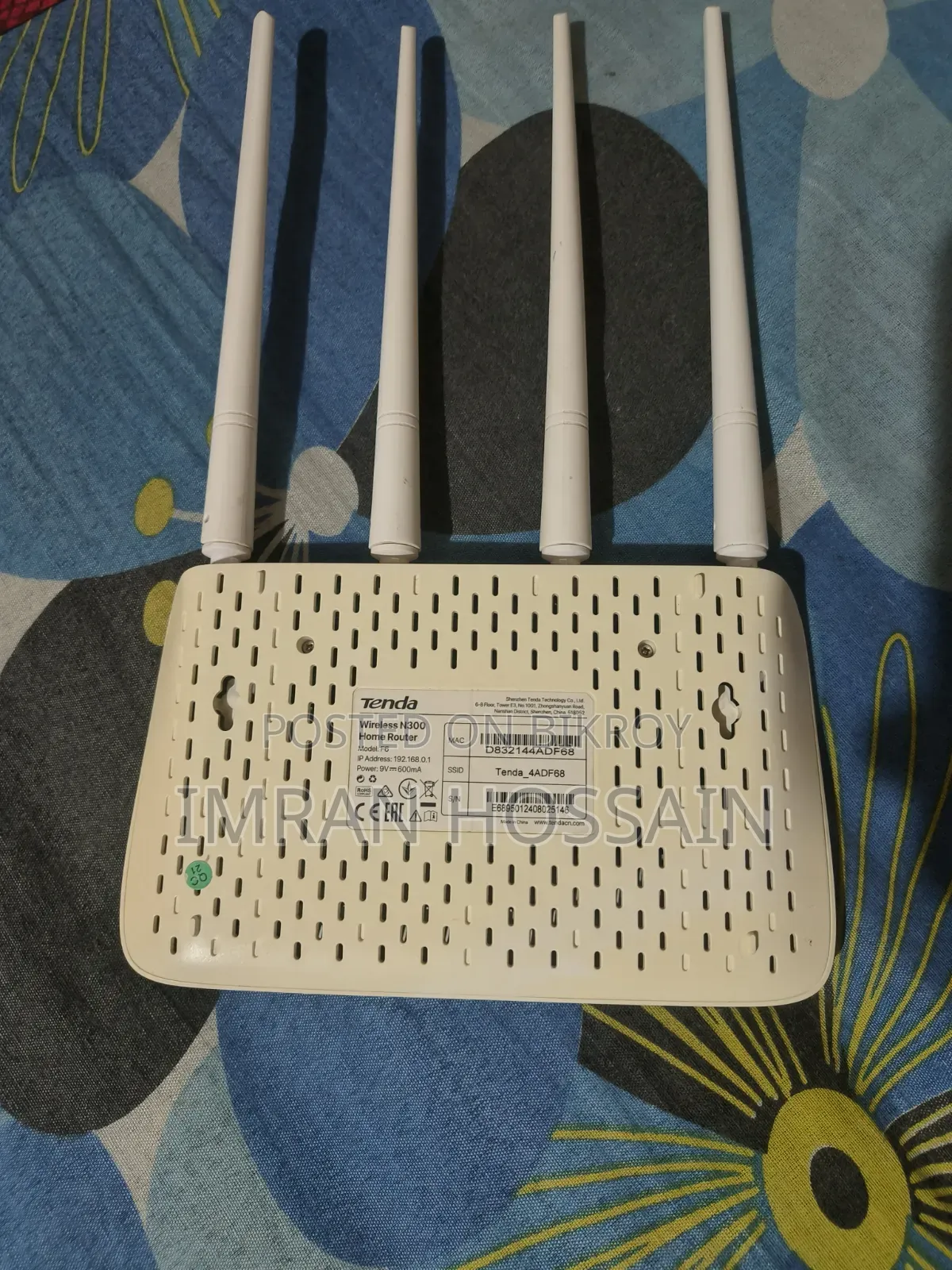 Tenda F6 Router Sale