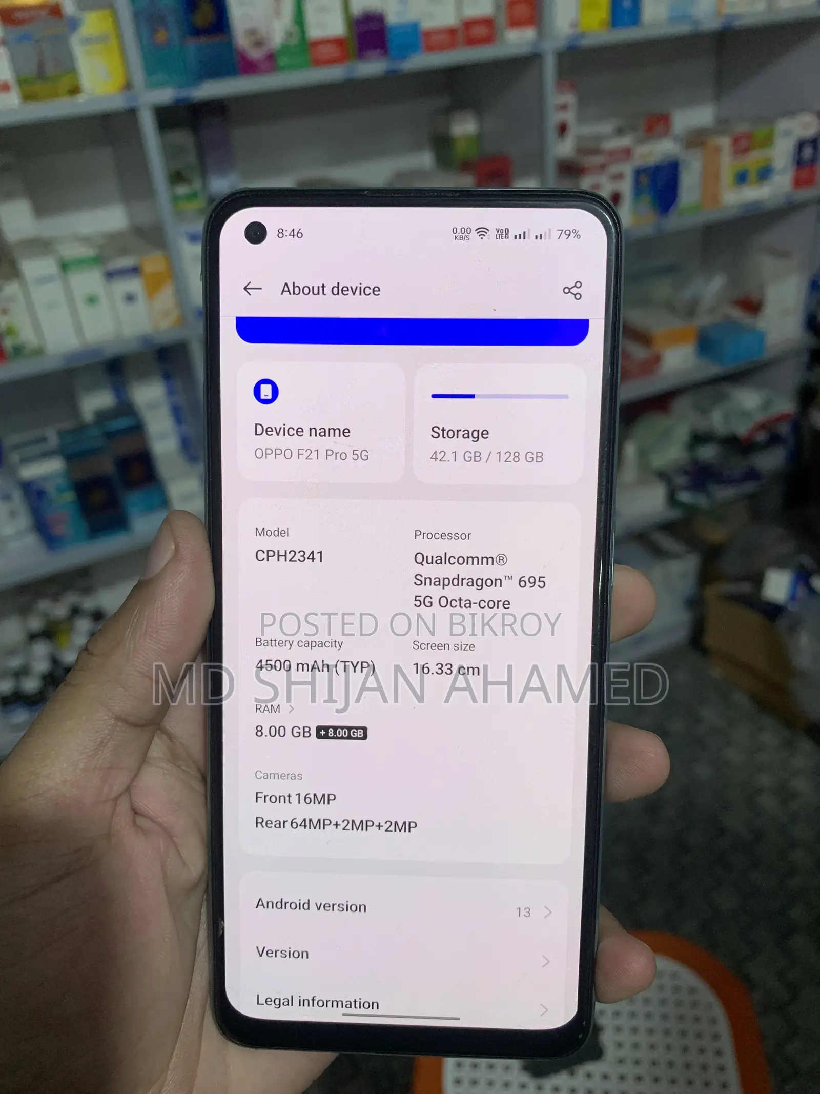 Oppo F21 Pro 5G 128 GB