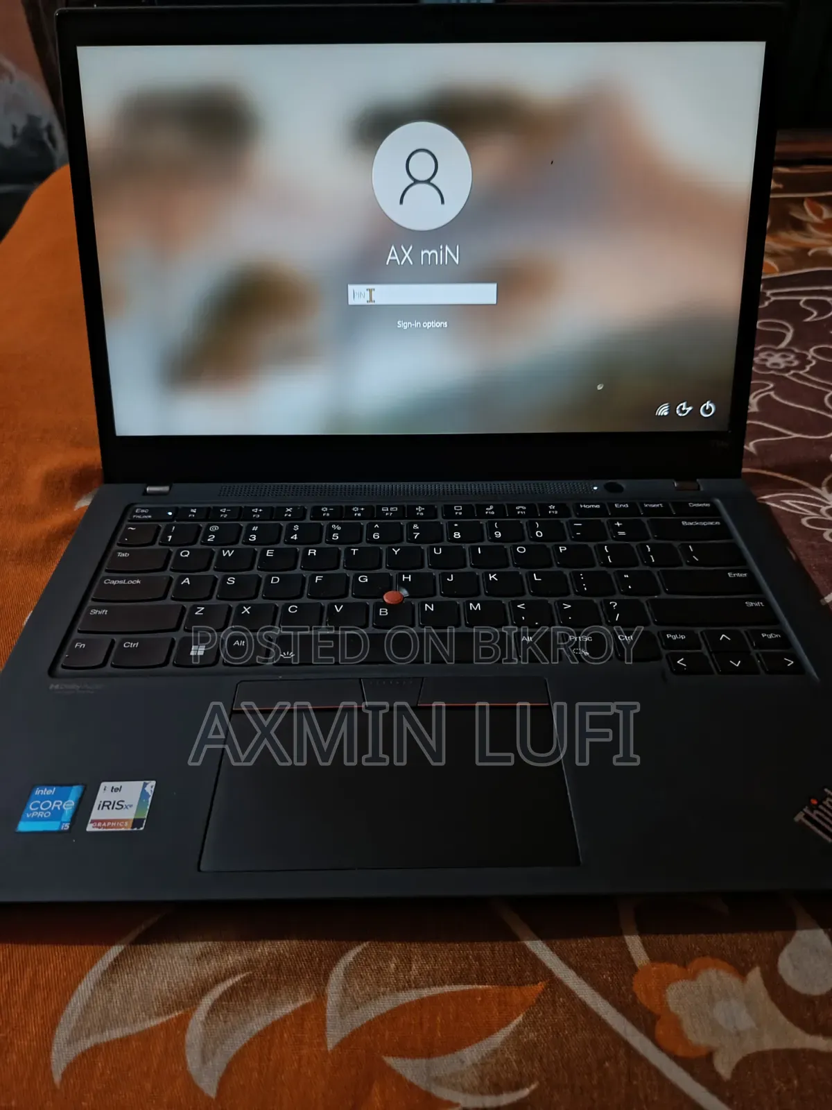 Laptop Lenovo ThinkPad T14s Gen 1 8GB Intel Core i5 SSHD+SSD 256GB