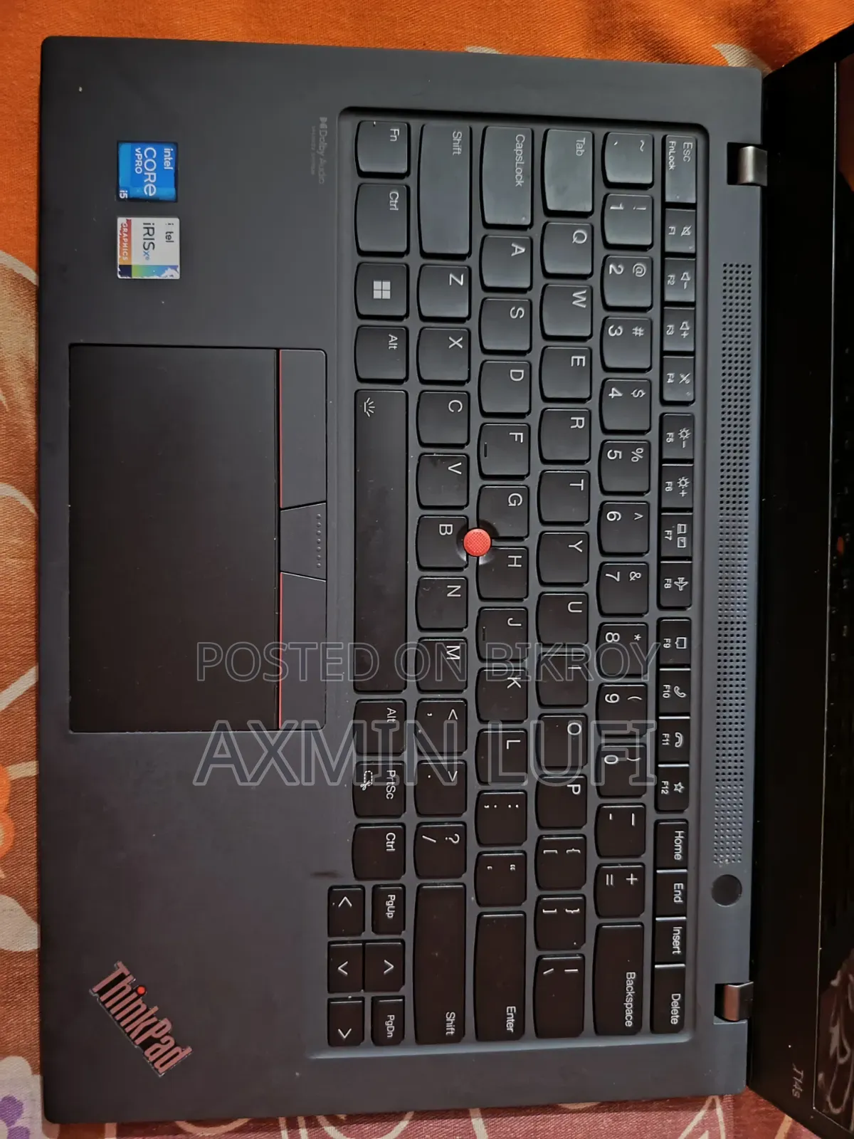 Laptop Lenovo ThinkPad T14s Gen 1 8GB Intel Core i5 SSHD+SSD 256GB