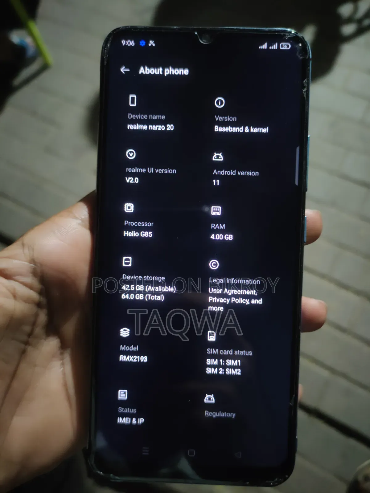 Realme Narzo 20 64 GB Green