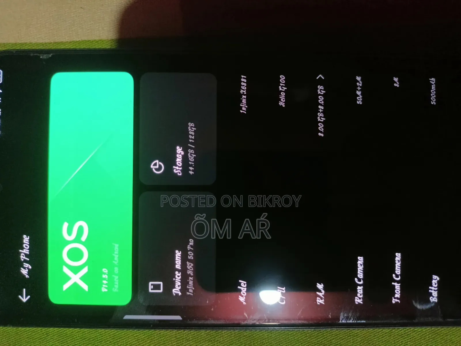 Infinix Hot 50 Pro 256 GB Black