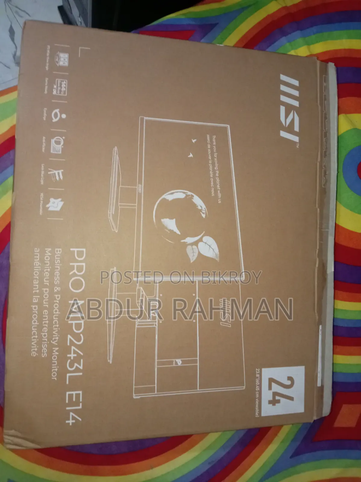 MSI PRO MP243L E14 24" FHD IPS 144Hz Monitor | Panel Problem