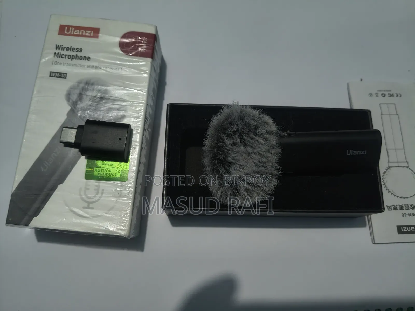 Ulanzi Wm 10 ওয়্যারলেস মাইক্রোফোন