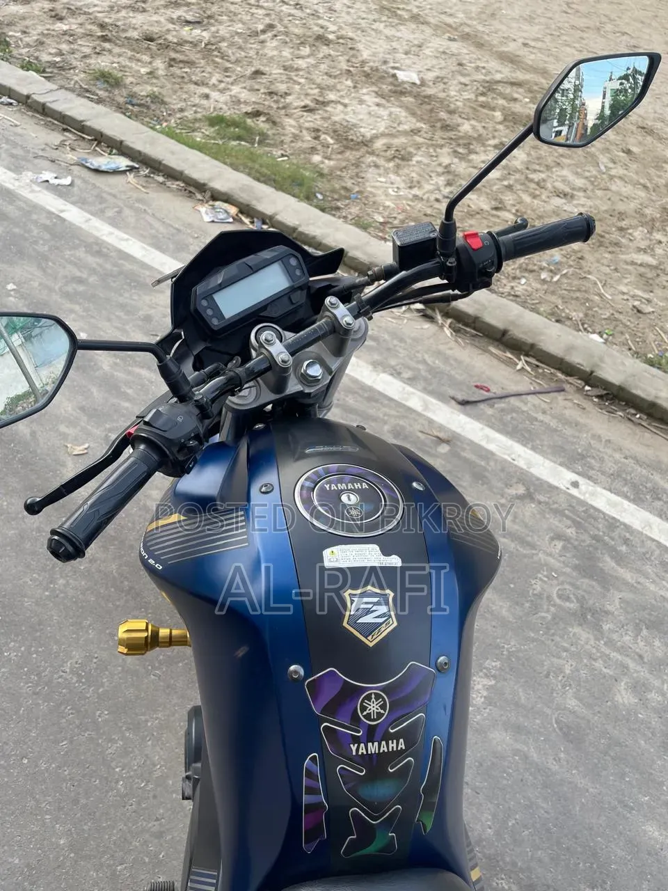 নতুন ইয়ামাহা এফজেড ২০২৪ নীল
