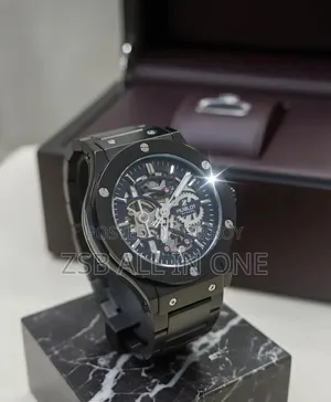 Premium Automatic Skeleton Watch (Works Without Battery)