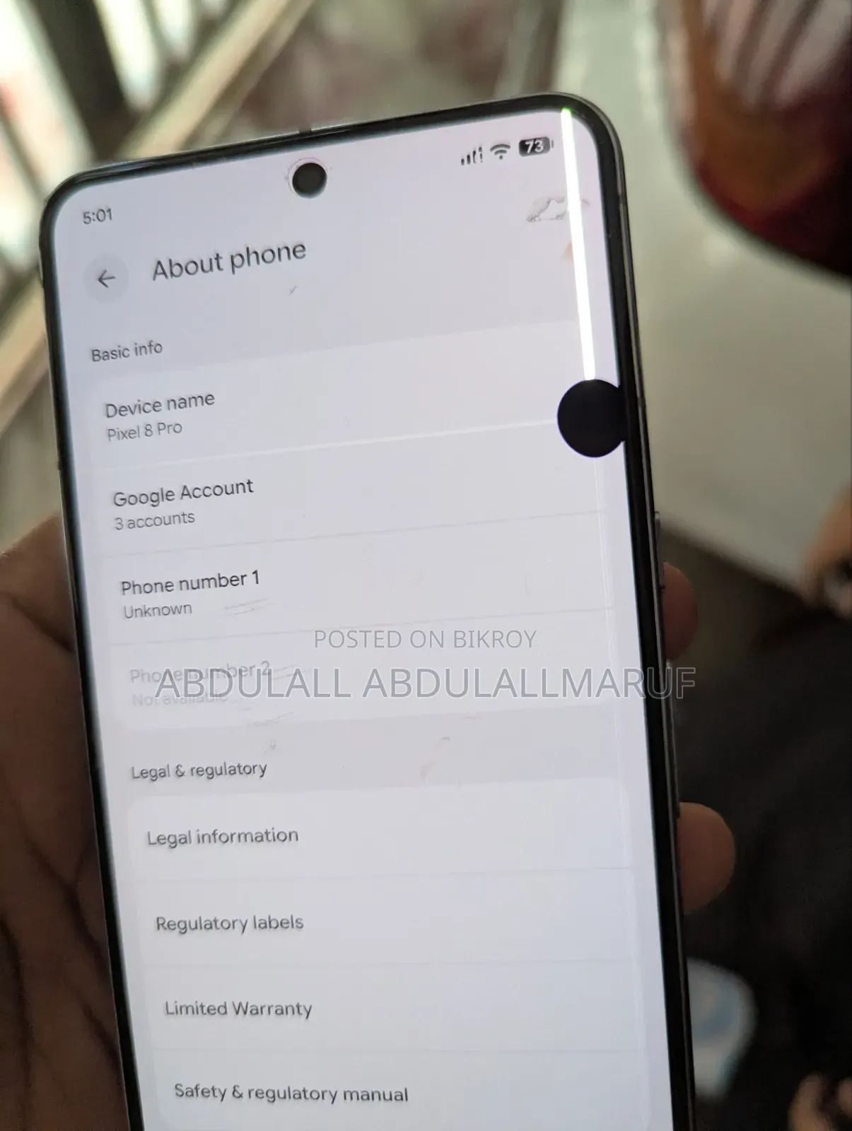 Google Pixel 8 Pro 128 GB Graphite