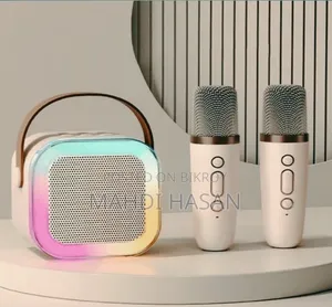 K12 Karaoke RGB Bluetooth Portable Wireless Microphone Speaker