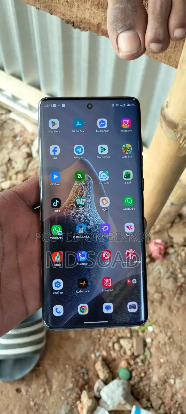 মোটোরোলা এজ ৬০ ফিউশন ২৫৬ জিবি নীল