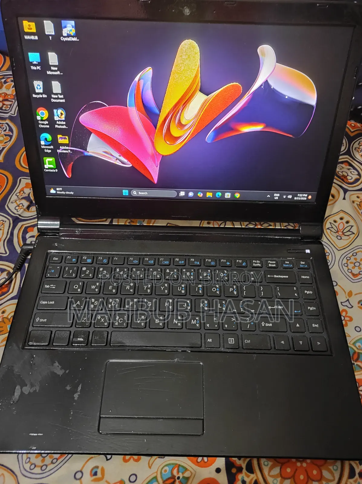 Laptop 8GB Intel Core i3 HDD 512GB