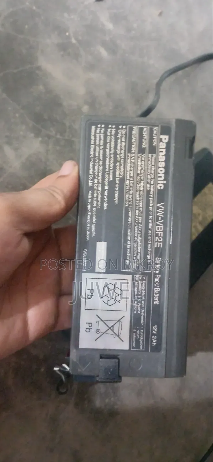 Battery With Adapter Charger.