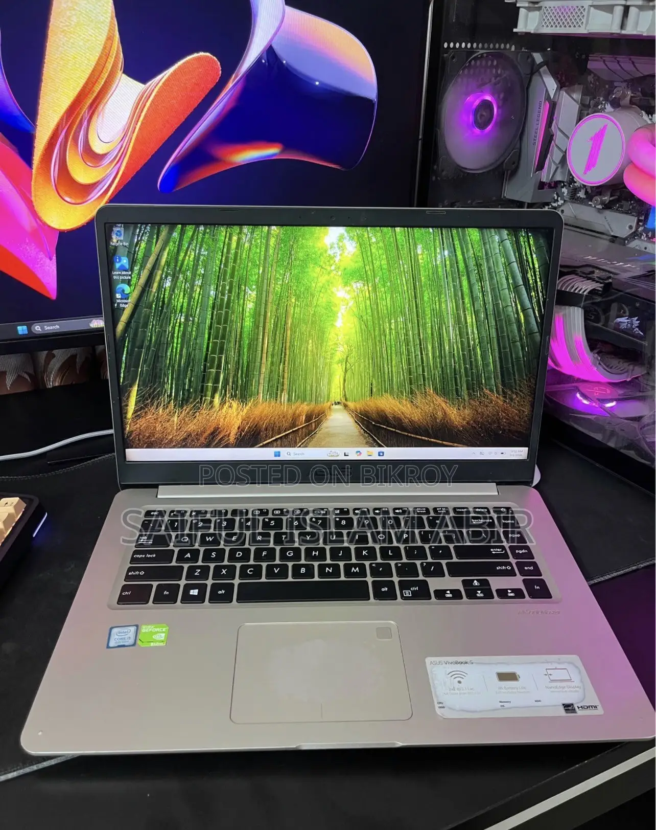 Laptop Asus Vivobook 15 8GB Intel Core i5 HDD+SSD 1T