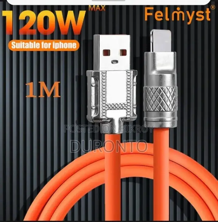 120W 1 Meter Cable for iPhone 14 13 12 11 Pro Max 14 Plus