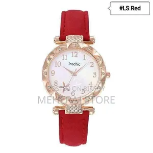 Fashion Flower Circle Dial Rhinestone Watch