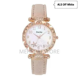 Fashion Flower Circle Dial Rhinestone Watch