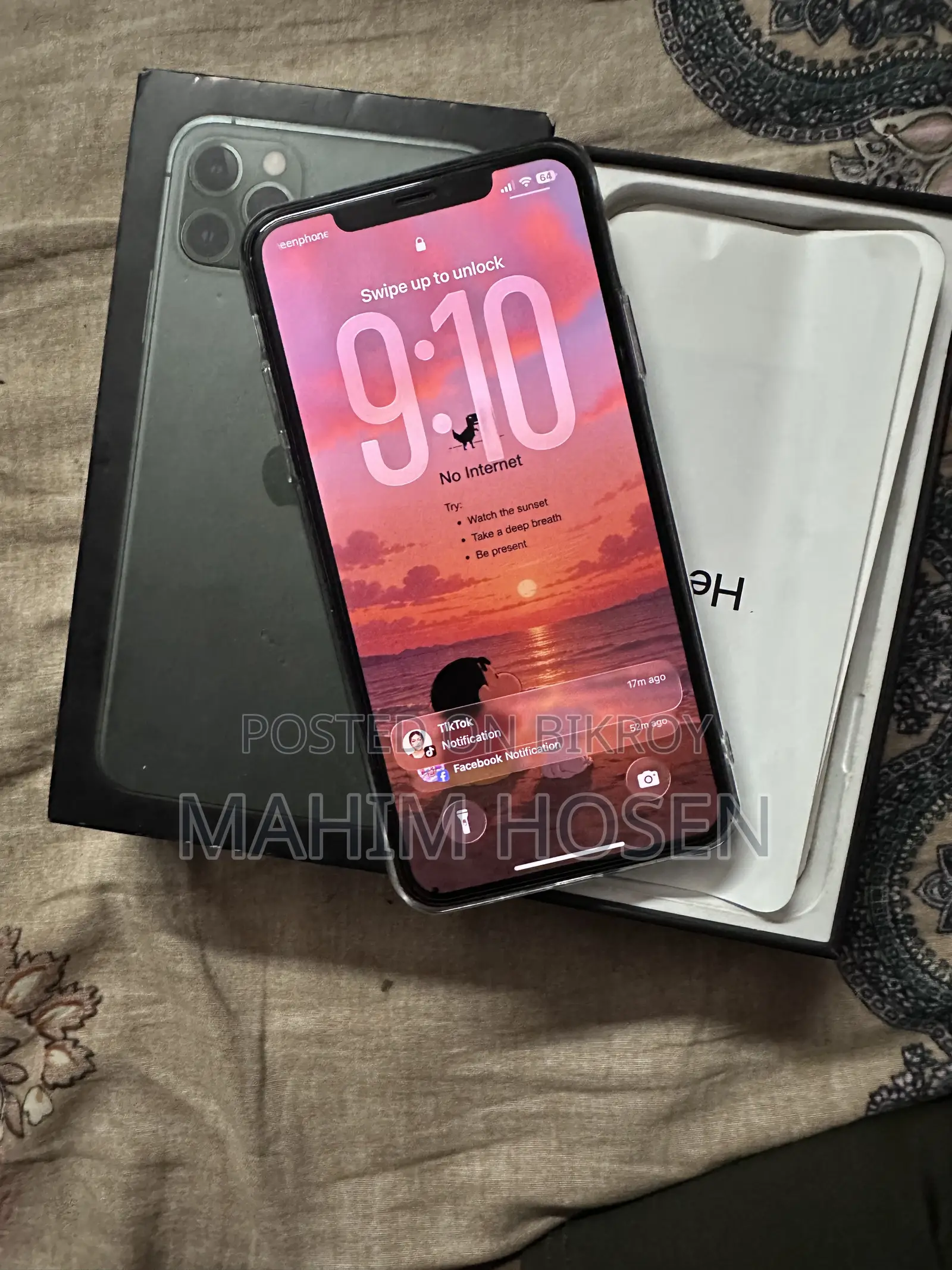 অ্যাপল আইফোন ১১ প্রো ম্যাক্স ২৫৬ জিবি গ্রিন