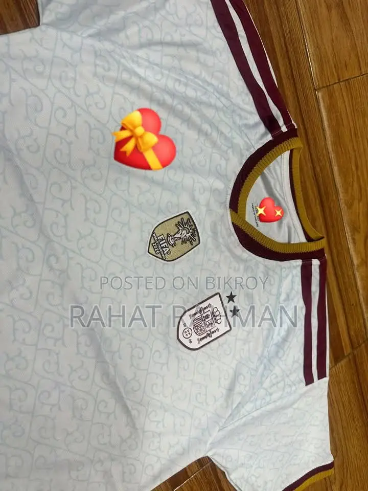 স্পেন ২ স্টার অ্যাওয়ে রেপ্লিকা জার্সি