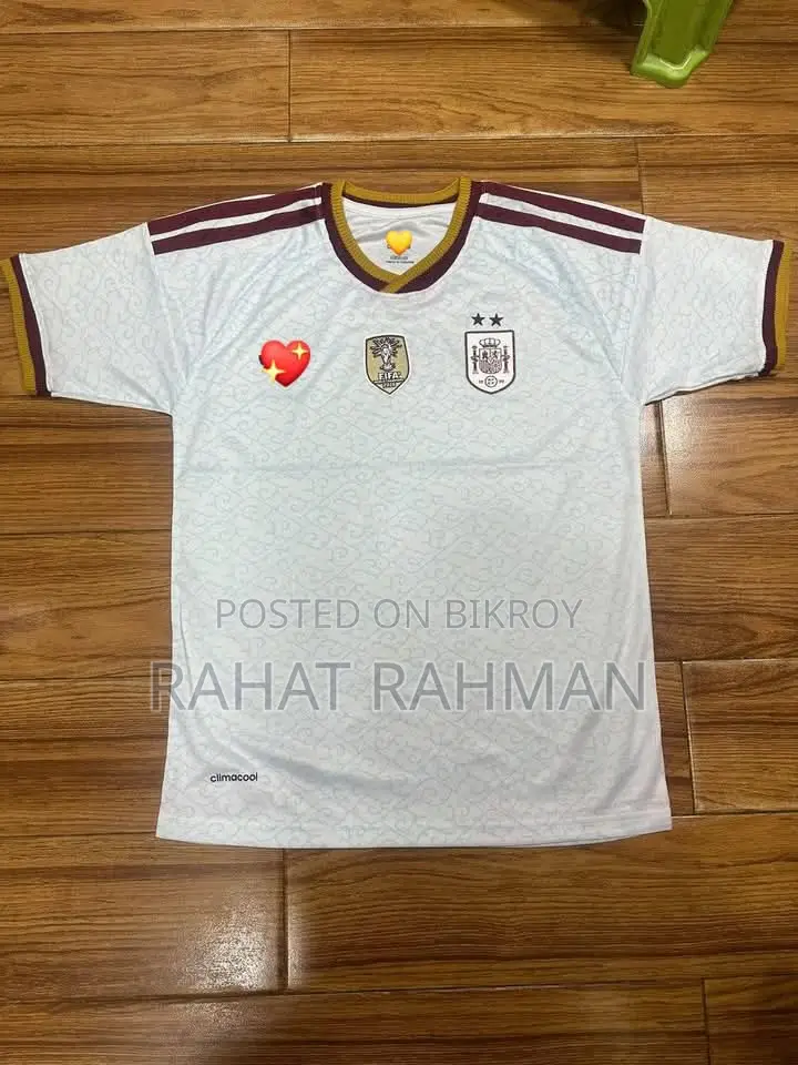 স্পেন ২ স্টার অ্যাওয়ে রেপ্লিকা জার্সি