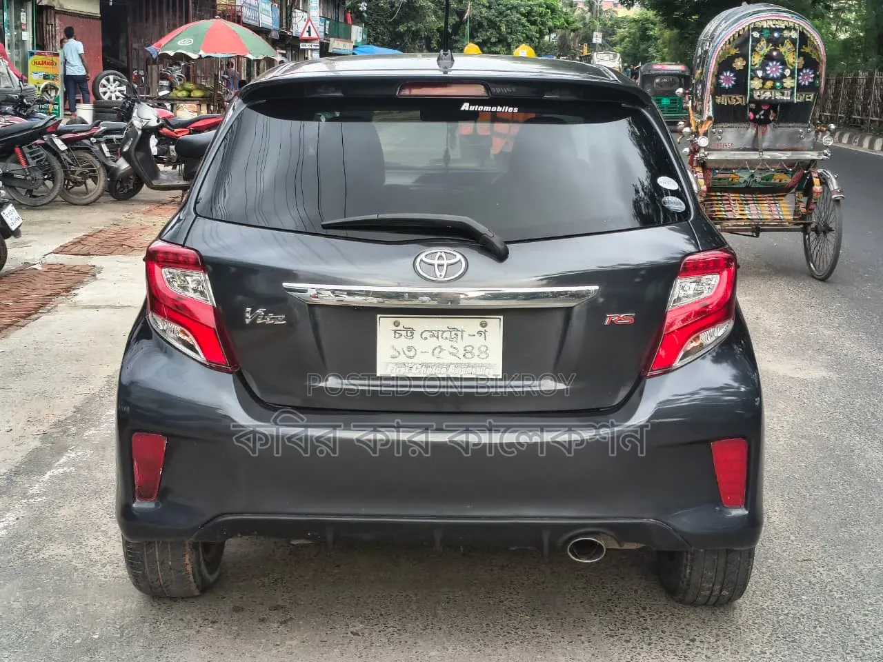 টয়োটা ভিটজ ২০১১ ম্যাট ব্ল্যাক