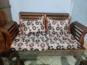 Chittagong Teak Wood Premium Sofa Set and Tea Table