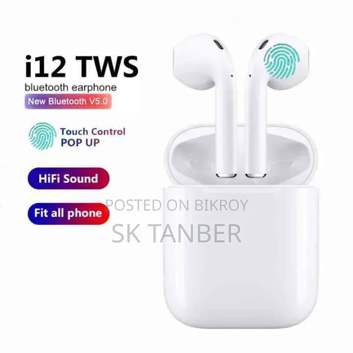 I12 TWS Wireless Pop-Ups Bluetooth 5.0 Headphone