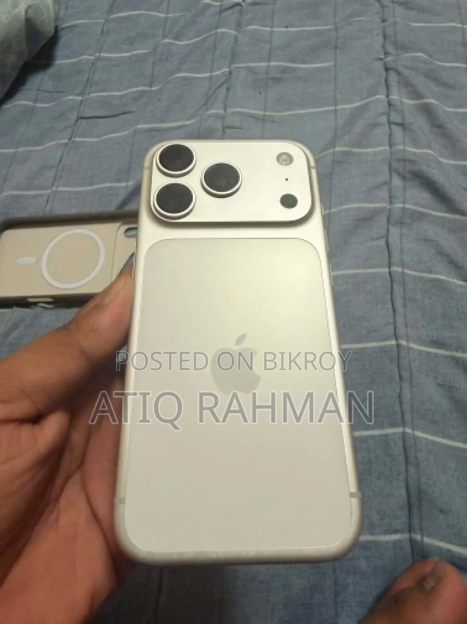 নতুন অ্যাপল আইফোন ১৭ প্রো ২৫৬ জিবি সিলভার