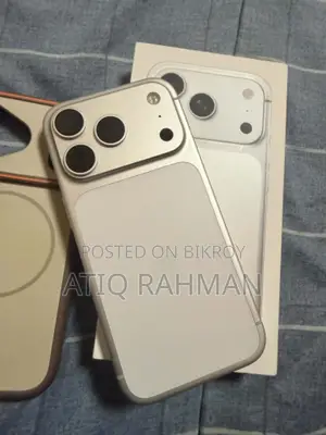 নতুন অ্যাপল আইফোন ১৭ প্রো ২৫৬ জিবি সিলভার