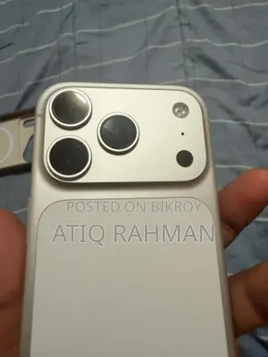 নতুন অ্যাপল আইফোন ১৭ প্রো ২৫৬ জিবি সিলভার