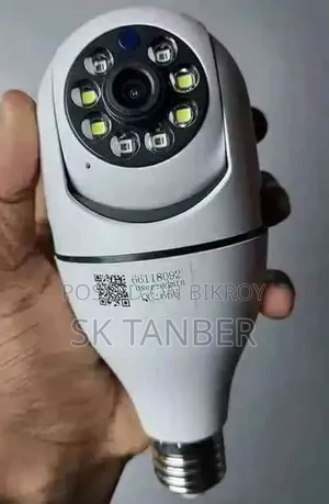 V380 3mp E27 Bulb Wifi Camera PTZ