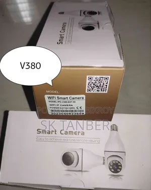 V380 3mp E27 Bulb Wifi Camera PTZ