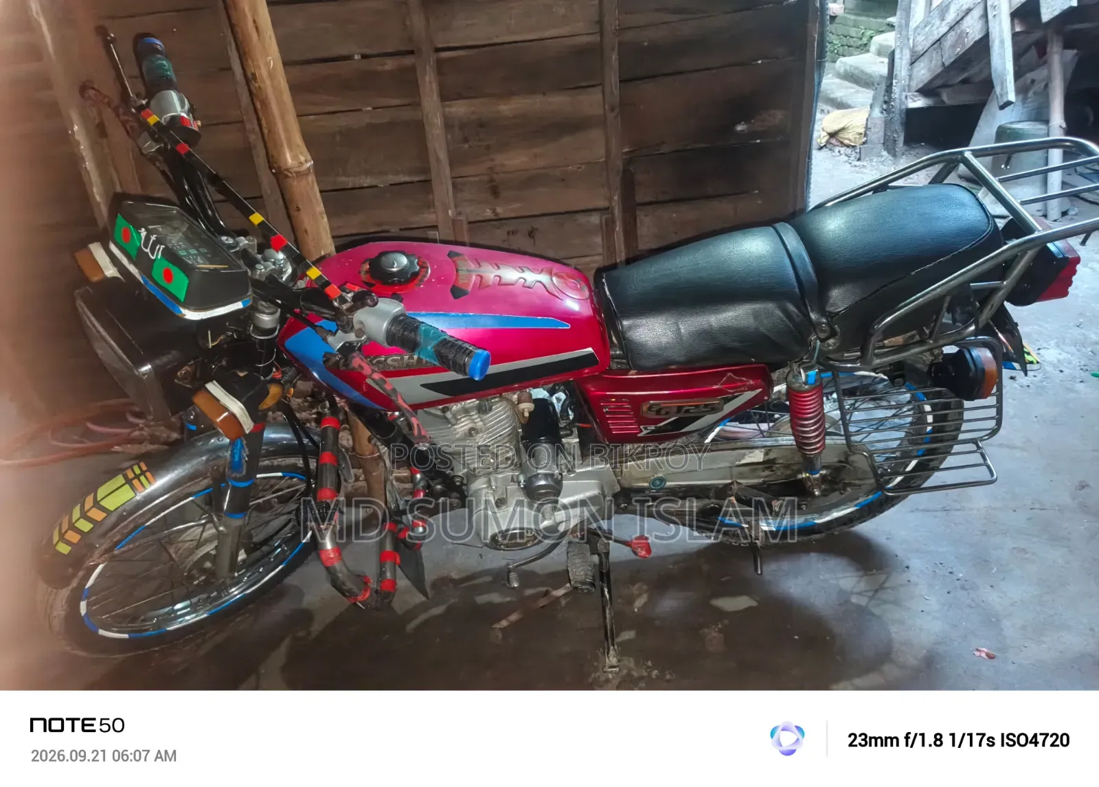 Zongshen CG 125-4 2004 Red
