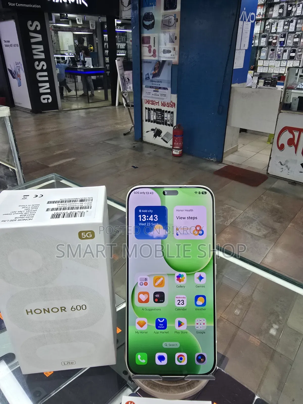 নতুন অনর ৬০০ লাইট ২৫৬ জিবি গ্রিন