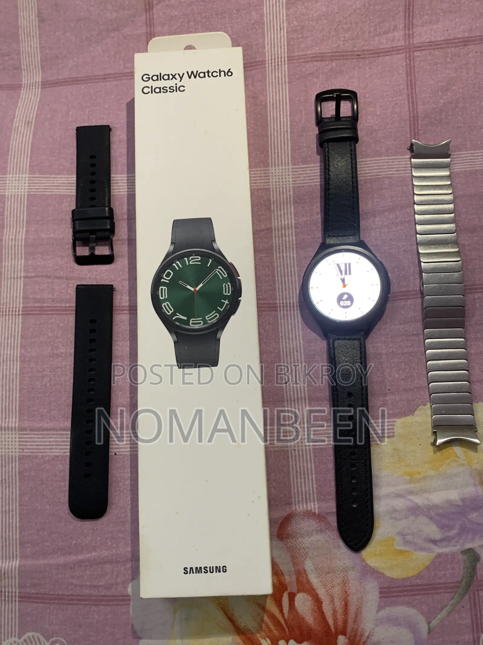 Samsung Galaxy Watch 6 Classic With Box and Extra Strap