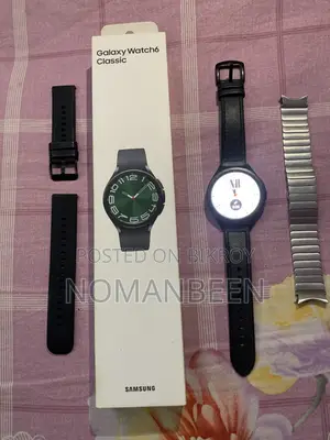 Samsung Galaxy Watch 6 Classic With Box and Extra Strap